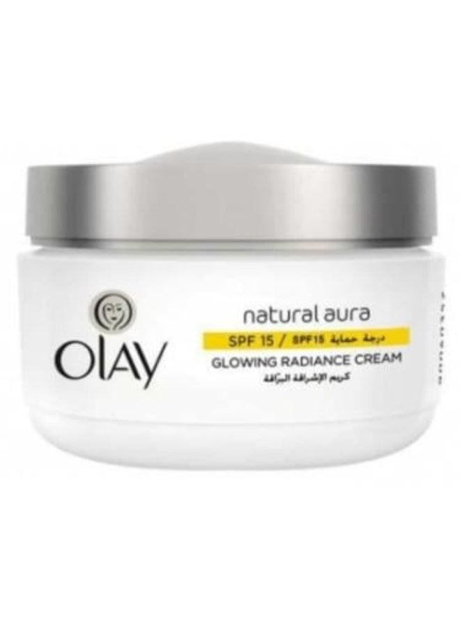 Natural Aura Glowing Radiance Cream with Mulberry Extract, 100 g